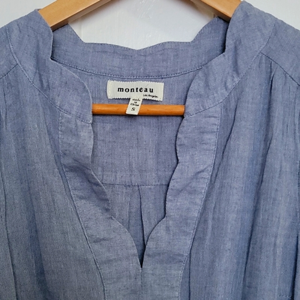 Linen Summer Dress - Picture 4 of 8